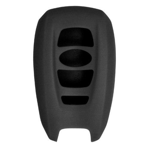 Keyless2Go Replacement Silicone Jacket Keyless Remote Cover SUBRO34 for Subaru 3 Button Proximity Smart Remote Key FCC ID: HYQ14AHC - Black Our Automotive Brands