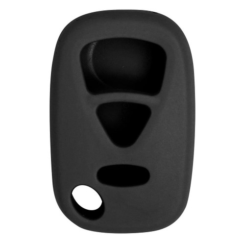 Replacement Silicone Jacket Keyless Remote Cover SUZIQ13 for Suzuki 3 Button Remote FCC ID: KBRTS005 - Black