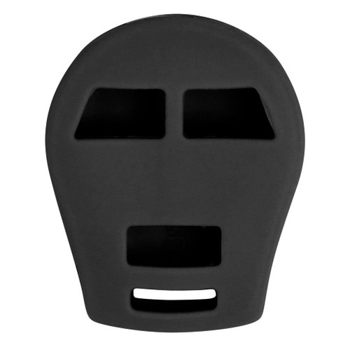 Keyless2Go Replacement Silicone Jacket Keyless Remote Cover NSSNF53 for Nissan 3 Button Remote Key FCC ID: CWTWB1U751 - Black Keyless2Go