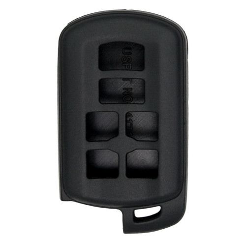 Keyless2Go Replacement Silicone Jacket Keyless Remote Cover TYOTAG86 for Toyota Sienna 6 Button Smart Key Proximity Remote FCC ID: HYQ14ADR - Black Our Automotive Brands