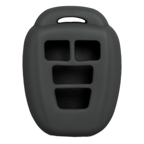 Keyless2Go Replacement Silicone Jacket Keyless Remote Cover TYOTAG94 for Toyota 4 Button Remote Key FCC ID: HYQ12BDM HYQ12BEL - Black Our Automotive Brands