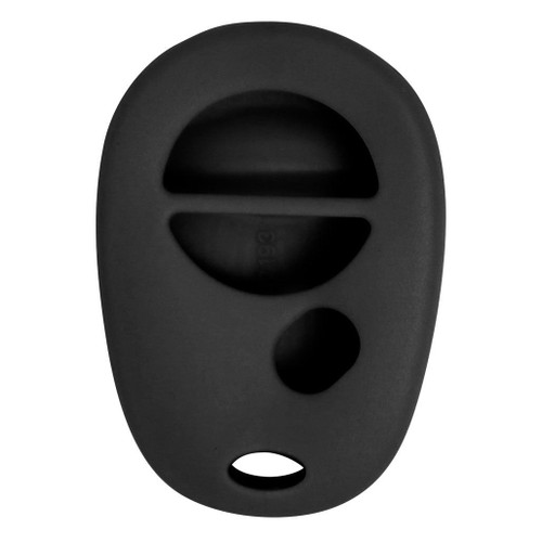 Keyless2Go Replacement Silicone Jacket Keyless Remote Cover TYOTAG33 for Toyota 3 Button Remote FCC ID: GQ43VT20T - Black Keyless2Go