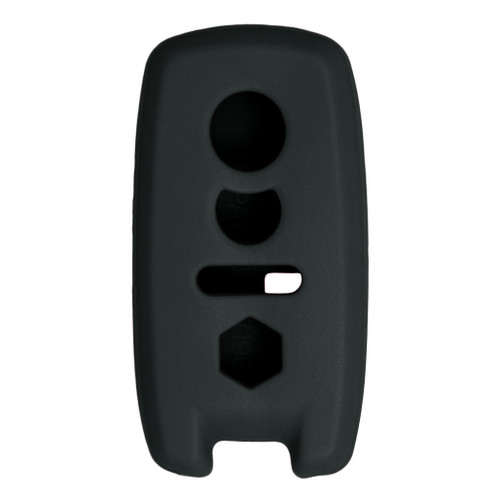 Keyless2Go Replacement Silicone Jacket Keyless Remote Cover SUZIQ23 for Suzuki 3 Button Smart Key Proximity Remote FCC ID: KBRTS003 - Black Keyless2Go