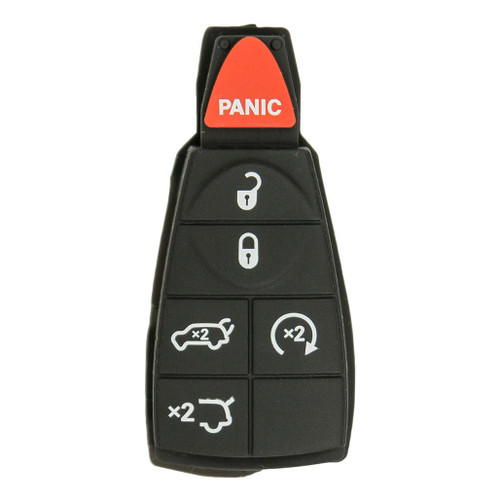 Keyless2Go 6 Button Replacement Pad-26 for Chrysler / Dodge/ Jeep Pod Keys IYZ-C01C - 5 PACK Button Pads