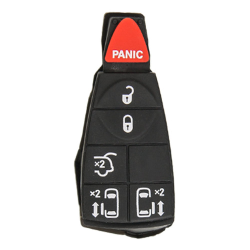 Keyless2Go 6 Button Replacement Pad-52 for Chrysler / Dodge/ Jeep Pod Keys IYZ-C01C - 5 PACK Shop Automotive