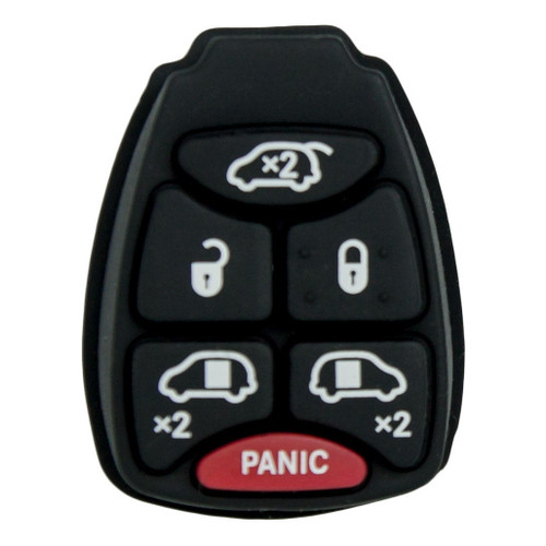 Replacement 6 Button Pad for Dodge Chrysler Jeep - 5 PACK