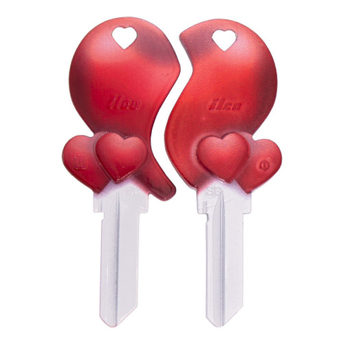 ILCO Key Personali-Keys Mates HEART SC1 - 5 PACK