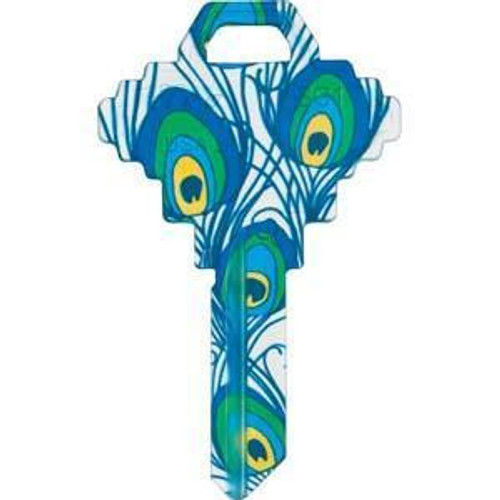 ilco ILCO KW1/KW10 BIG Personali-Keys (large bow keys) PEACOCK - 5 PACK Shop Hardware