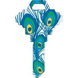 ilco ILCO KW1/KW10 BIG Personali-Keys (large bow keys) PEACOCK - 5 PACK Shop Hardware