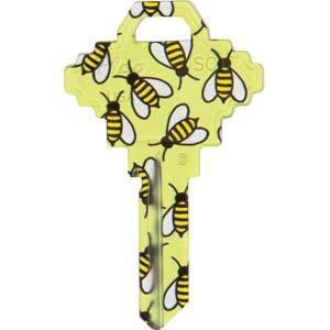 ilco ILCO KW1/KW10 BIG Personali-Keys (large bow keys) BEES - 5 PACK Key Shapes