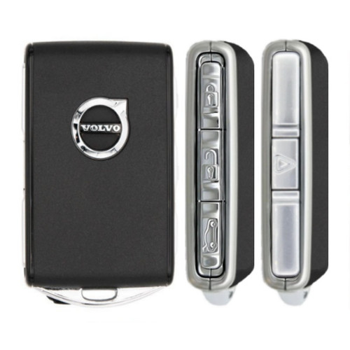 Volvo 4 Button Black Proximity Smart Key YGOHUF8423, 31652163, 433 MHz - New, OEM