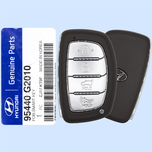 Hyundai 4 Button Smart Key TQ8-FOB-4F11, 95440-G2010, 433 MHz - New, OEM