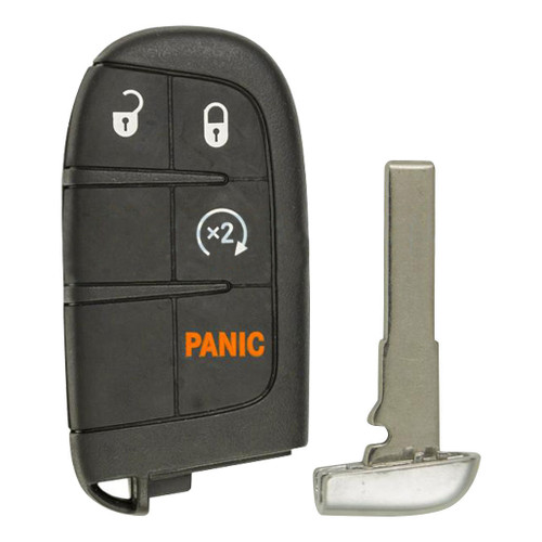 Original Jeep 4-Button Smart Key M3N-40821302 68250337AB 433 MHz, New OEM Keys & Remotes