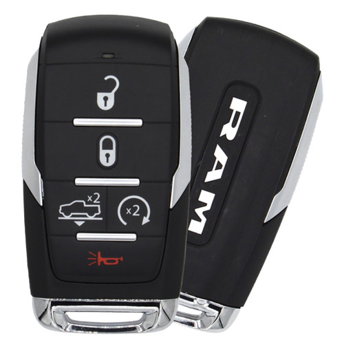 Ram 5 Button Smart Key OHT-4882056, 68291690AD, 433 MHz - New OEM