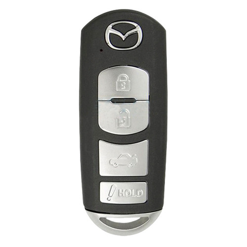 Original Mazda 4-Button Smart Key WAZSKE13D01 GJY9-67-5DY 315 MHz, New OEM OEM Hidden