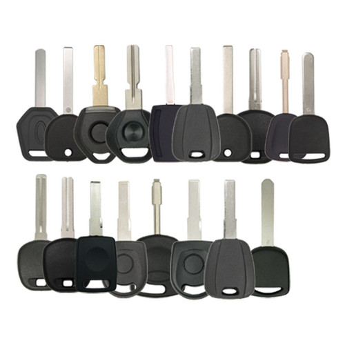 Keyless2Go Starter Pack of Replacement Transponder Keys - High Security