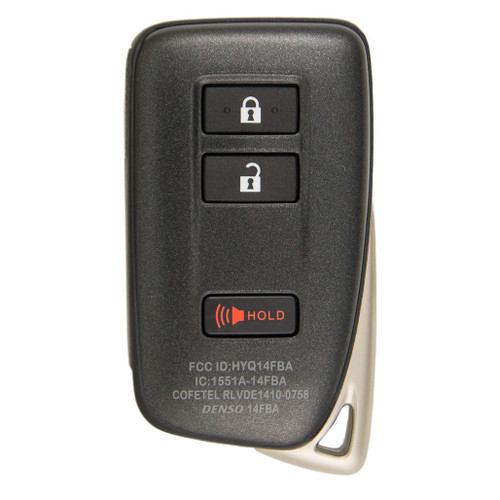 Lexus 3 Button Smart Key (AG Board - 2110) HYQ14FBA, 89904-78460, 315 MHz - New, OEM Lexus 3 Button Smart Key (AG Board - 2110) HYQ14FBA, 89904-78460, 315 MHz - New, OEM