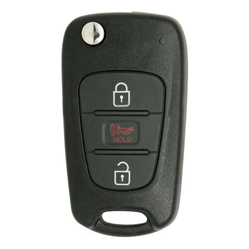 Original KIA Soul Remote Flip Key Kia Soul 3 Button Flip Key NYOSEKSAM11ATX (AM11MY) 95430-2K250 - New Shop Automotive
