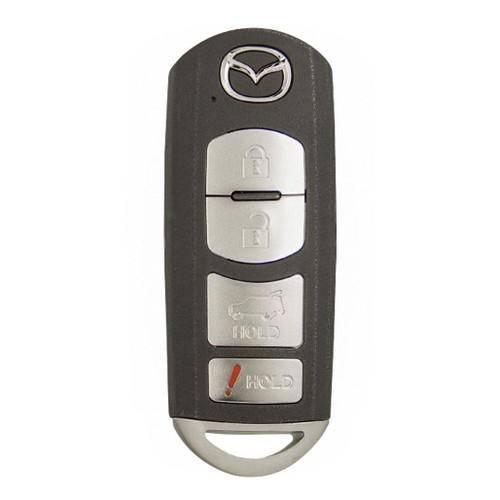 Original Mazda 4-Button Smart Key WAZSKE13D01 TKY2-67-5DY 315 MHz, New OEM Proximity Keys