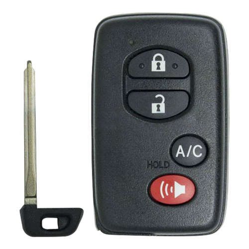 Toyota Toyota 4 Button with A/C Proximity Remote Smart Key HYQ14AAB (E Board 3370) 89904-47420 - New OEM Hidden