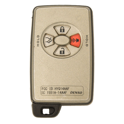 Original Toyota 4 Button Proximity Remote Smart Key HYQ14AAF 89904-07030 - New Proximity Keys
