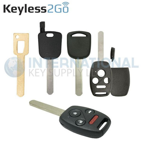Keyless2Go Sample Pack For Honda High Security: K2G-HON66,  HON66-SH, K-HO03, RK-HON-ACC2, DSHELL-82
