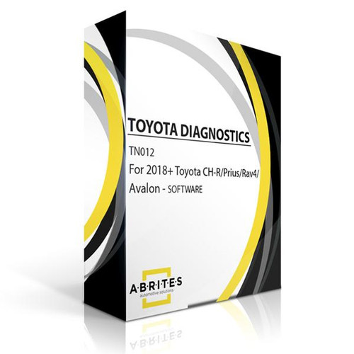 ABRITES ABRITES TN012 Key programming Software for 2018+ Toyota CH-R/Prius/Rav4/Avalon Our Automotive Brands