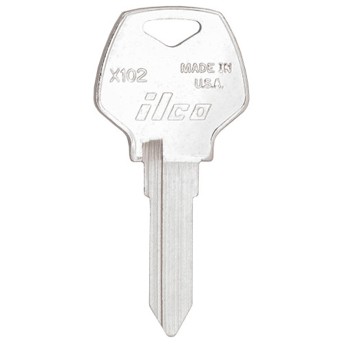 ILCO X102 Motorcycle Mechanical Key, Pack of 10