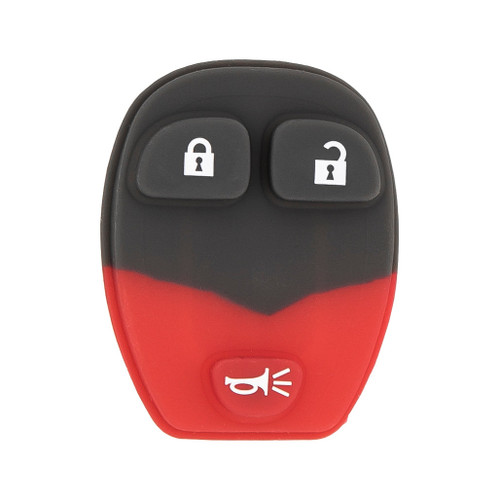 Keyless2Go 3 Button Replacement Pad for GM OUC60270 OUC60221 - 5 PACK Keys & Remotes
