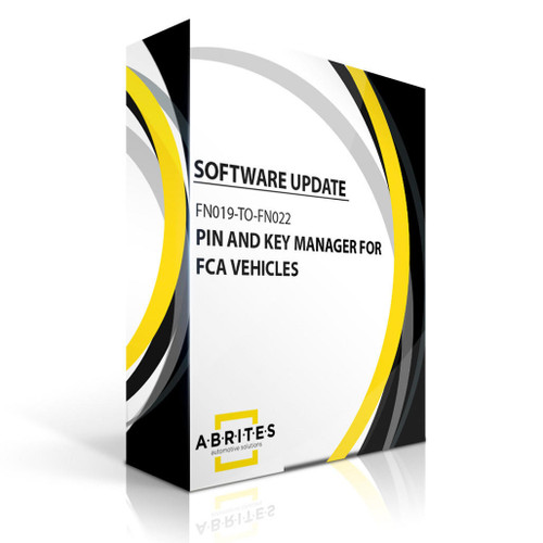 ABRITES Abrites FN022 PIN and Key Manager For FCA Vehicles - Upgrade from FN019 - Software ABRITES Individual Software