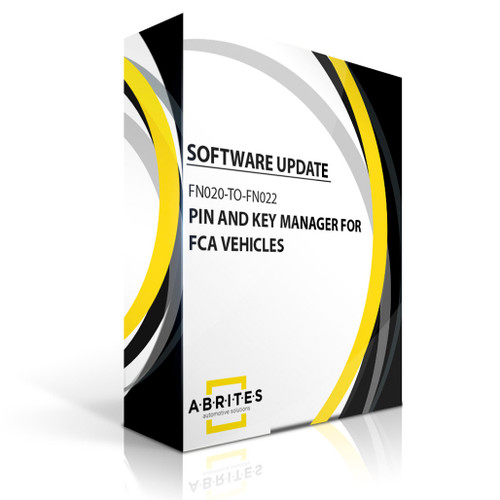 ABRITES Abrites FN022 PIN and Key Manager For FCA Vehicles - Upgrade from FN020 - Software Software & Tokens