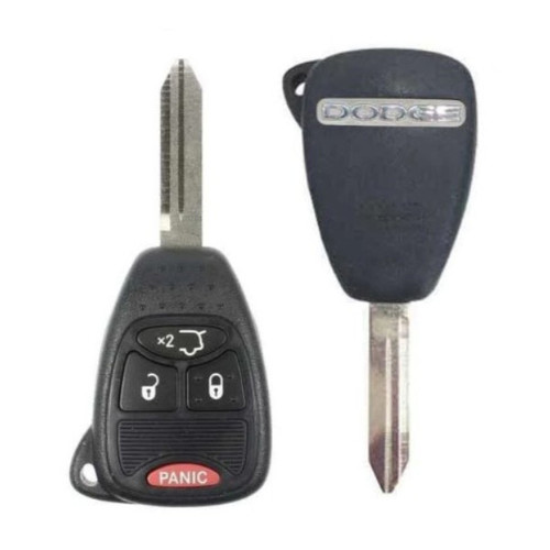 Dodge 4 Button Remote Head Key OHT692715AA, 05179512AC, 315 MHz - New, OEM