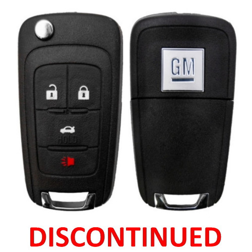 (Discontinued) GM 4 Button Remote Head Key OHT01060512 - New OEM