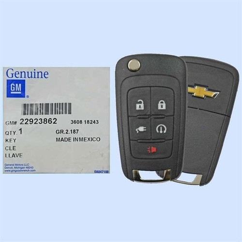 CHEVROLET VOLT OHT05918179 / P4O9MK74946931 5 Button Proximity Key - New OEM