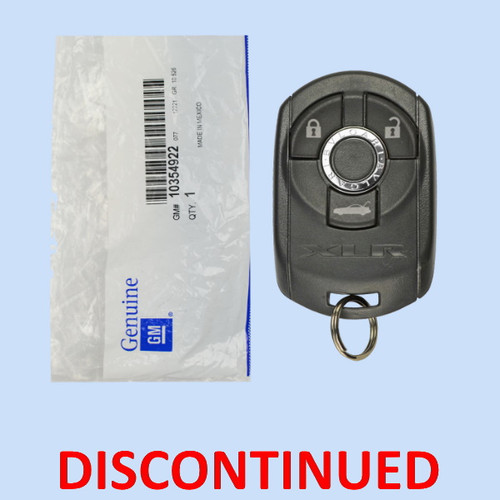Cadillac 3-Button Remote Smart Key Memory 1 M3N-65981403 10354922 - New OEM