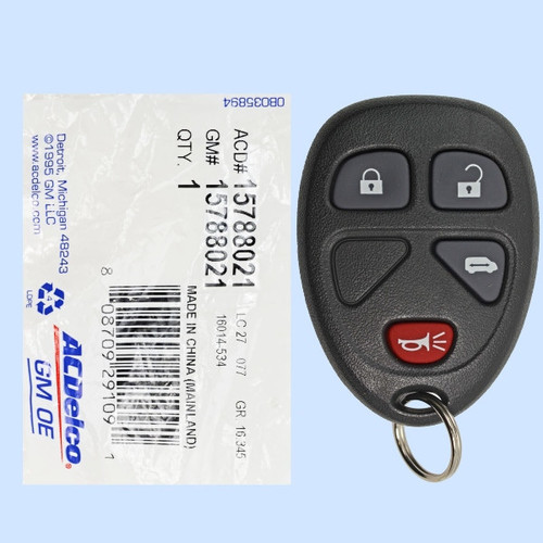 Buick Pontiac 4-Button Remote KOBGT04A 15788021 - New OEM