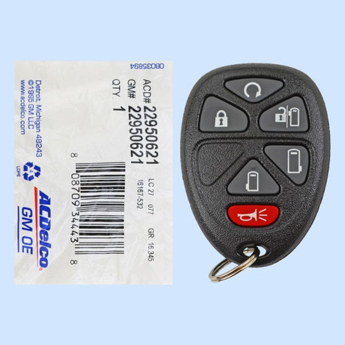 General Motors 6-Button Remote OUC60221 22950621 - New OEM Remotes