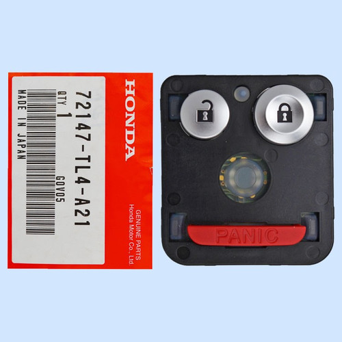 Acura 3 Button Driver 1 Flip Key Button POD Only MLBHLIK-1T, 72147-TL4-A21, 315 MHz - New, OEM