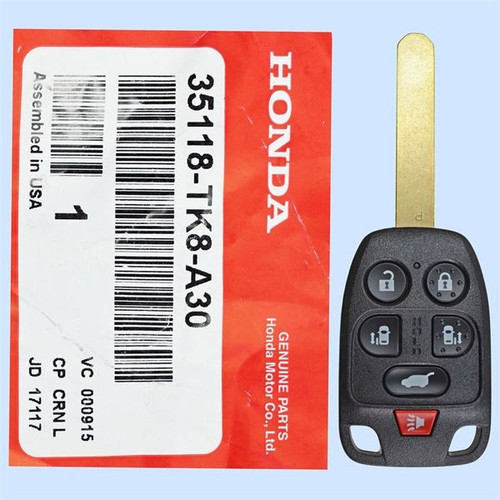 Honda/Acura 6 Button Remote Head Key N5F-A04TAA - New, OEM