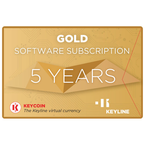 Keyline 5 Year Software Subscription for Electronic Key Machine Gold Level Keyline USA