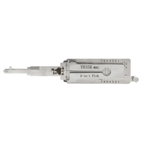 Original Lishi 2 In 1 YH35R Extended Shank For Key With Magnetic Gate