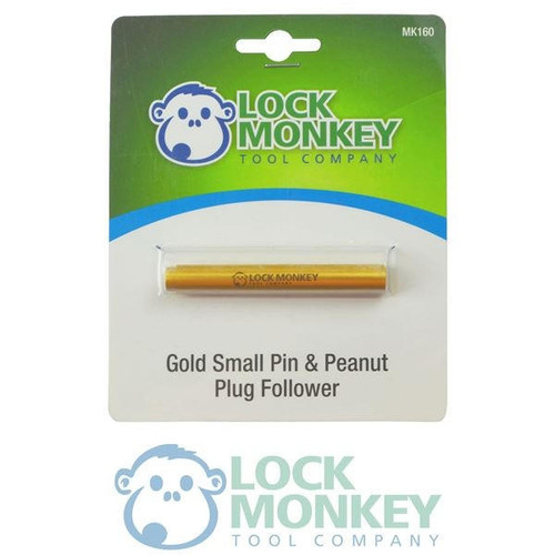 Lock Monkey Tools Gold Small Pin and Peanut Plug Follower Shop Hardware