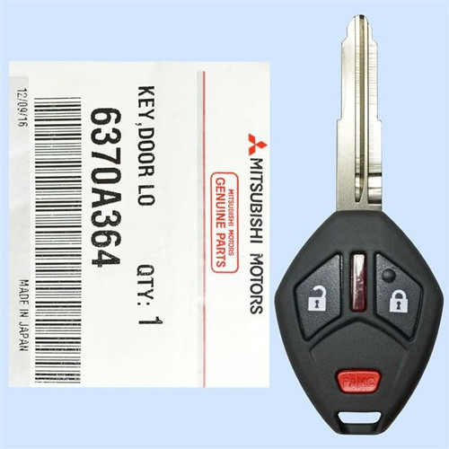 Mitsubishi 3 Button Remote Head Key OUCG8D-620M-A, 6370A364, 315 MHz - New, OEM