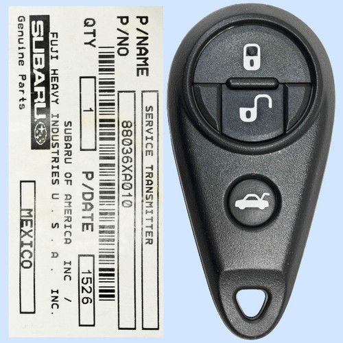 Subaru 4-Button Remote NHVWB1U711 88036 XA010 - New OEM Keys & Remotes