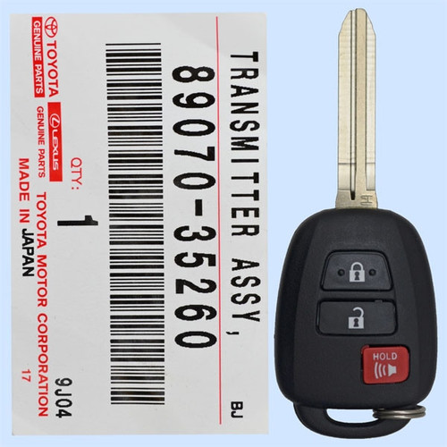 Toyota/Lexus/Scion 3 Button Remote Head Key HYQ12BEL - New OEM Shop Automotive