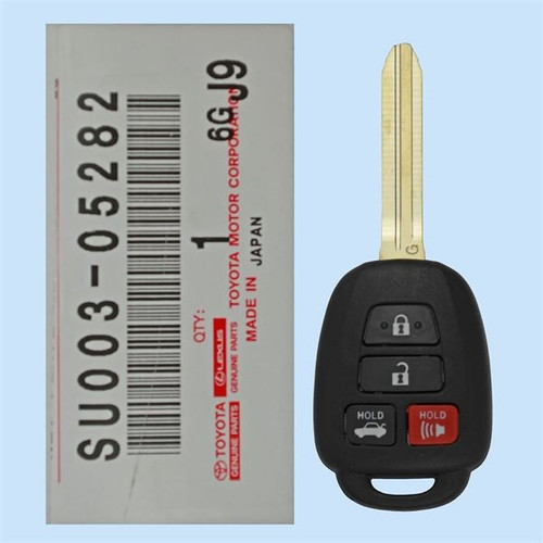 Toyota/Lexus 4 Button Remote Head Key HYQ12BEL - New OEM Remote Head Keys