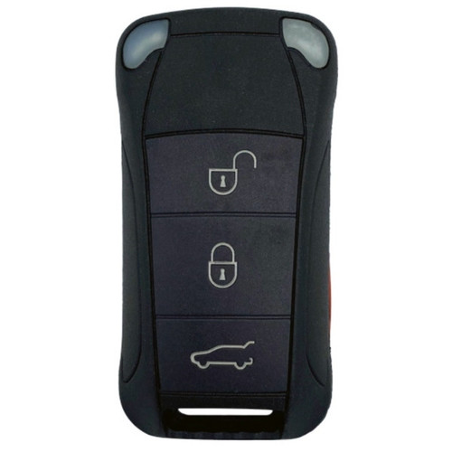 Locksmith Essentials Replacement Porsche 4 Button Remote Head Key KR55WK45032, 7L5959753BK, 315 MHz - Aftermarketr