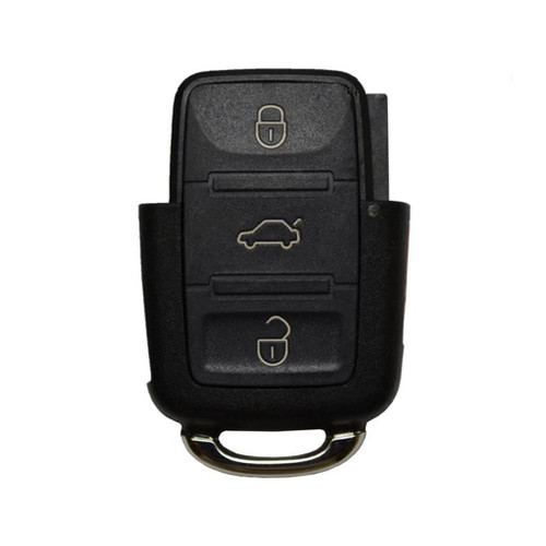 Volkswagen 4 Button Remote Flip Key NBG735868T, 1J0959753T, 315 MHz - Aftermarket