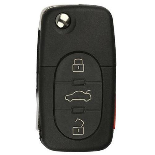 Volkswagen 4 Button Remote Flip Key NBG8137T, 1J0959753F, 315 MHz - Aftermarket