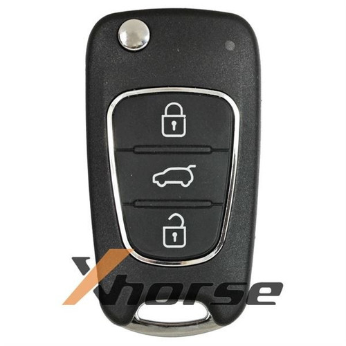 Xhorse 3 Button Universal Remote Flip Key, Wireless, XNHY02EN